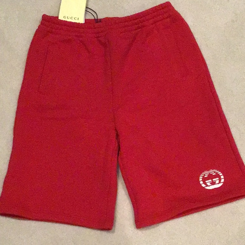 Gucci Kids Red Shorts